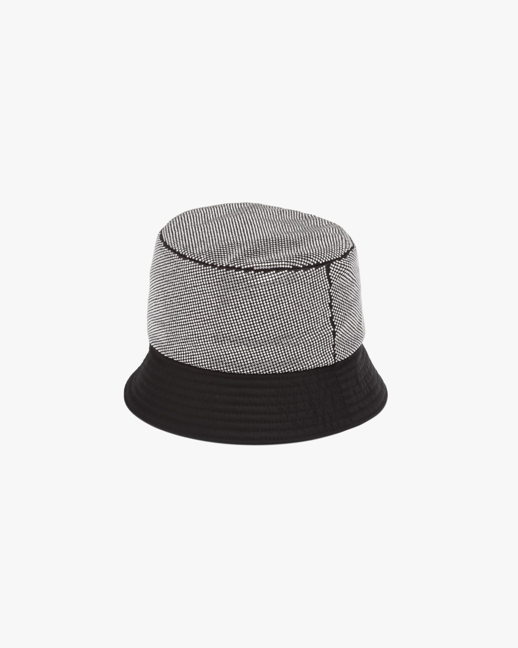 Black/steel Re-Nylon bucket hat