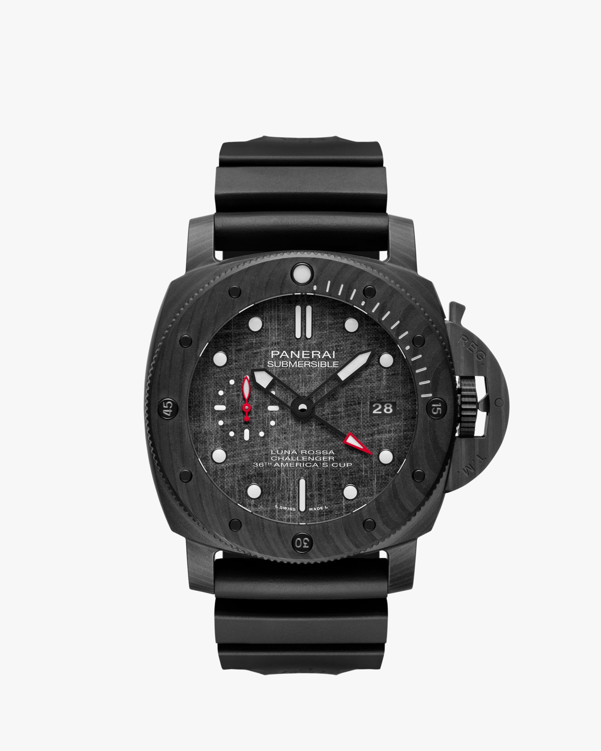 Black Submersible Luna Rossa Watch - 47mm