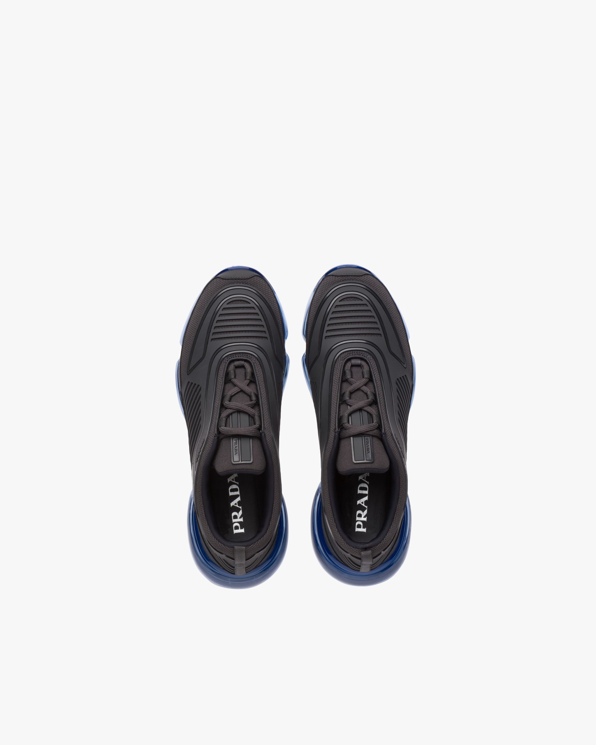 Anthracite Gray/baltic Blue Rubber Knit fabric sneakers - Image 4