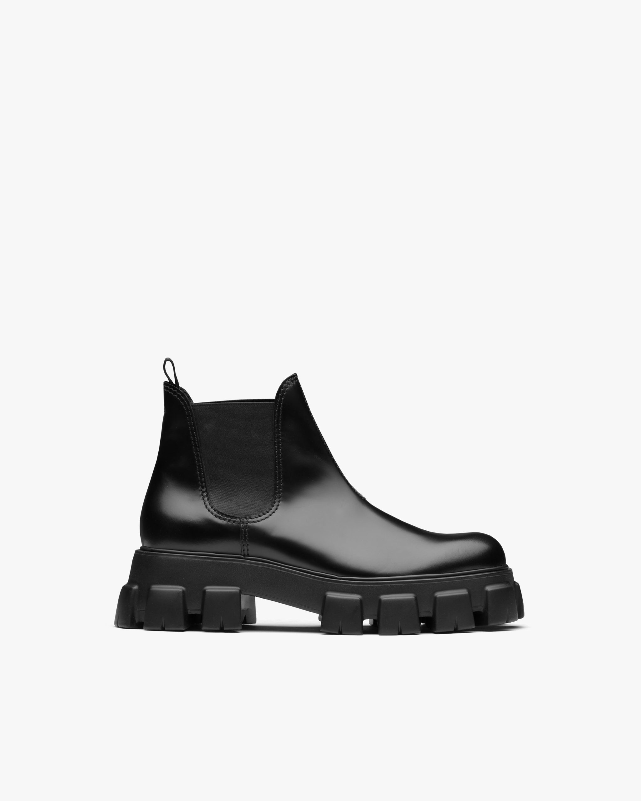 Black Monolith brushed leather Chelsea boots - Image 2