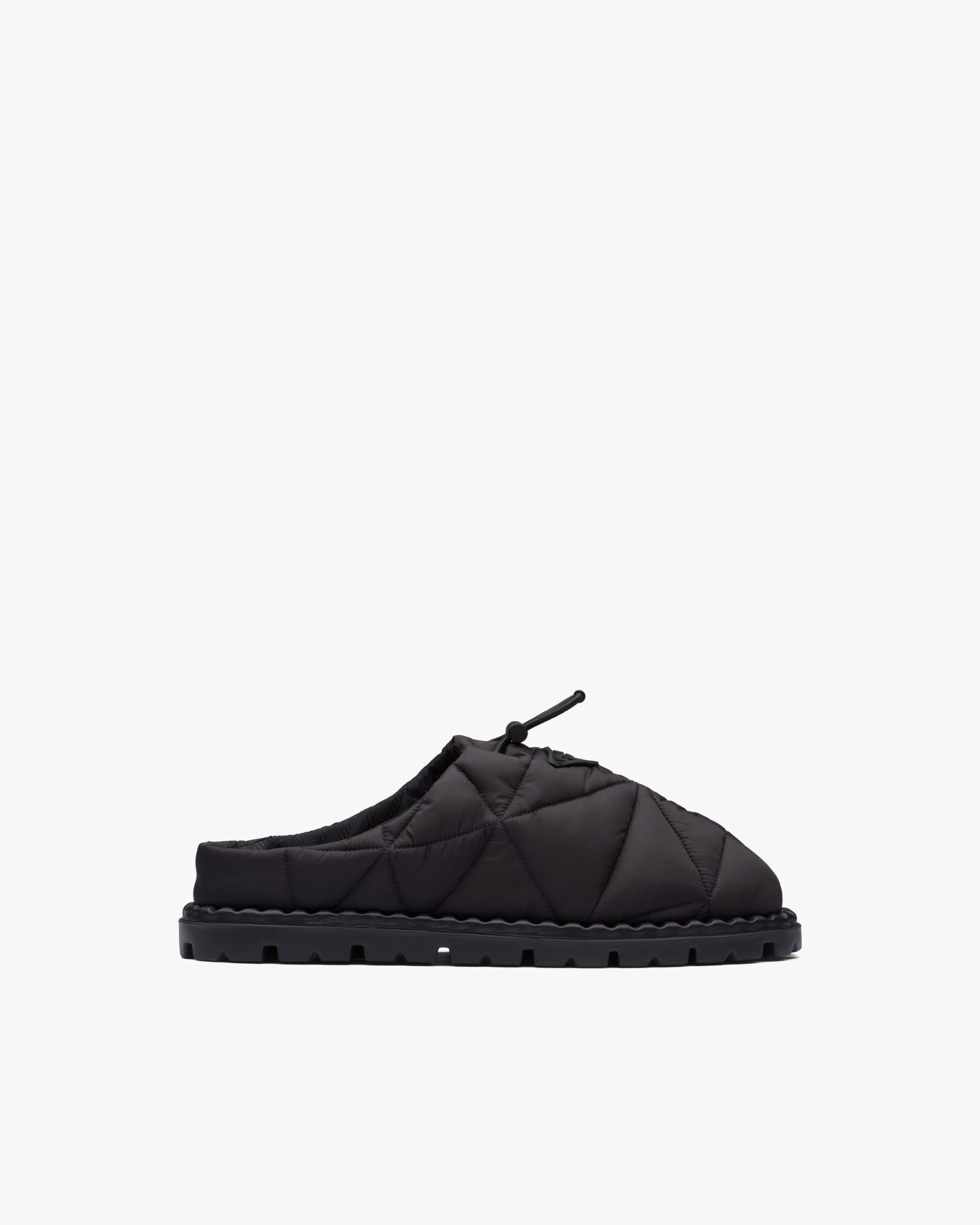 Black Quilted nylon sandals - Image 2