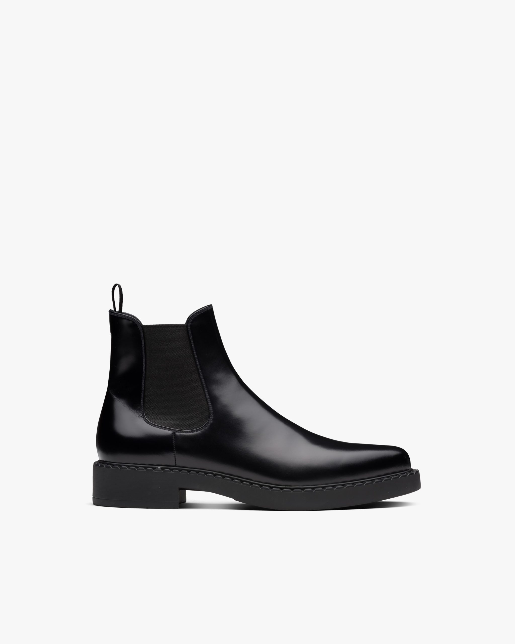 Black Sharp brushed leather Chelsea boots - Image 2