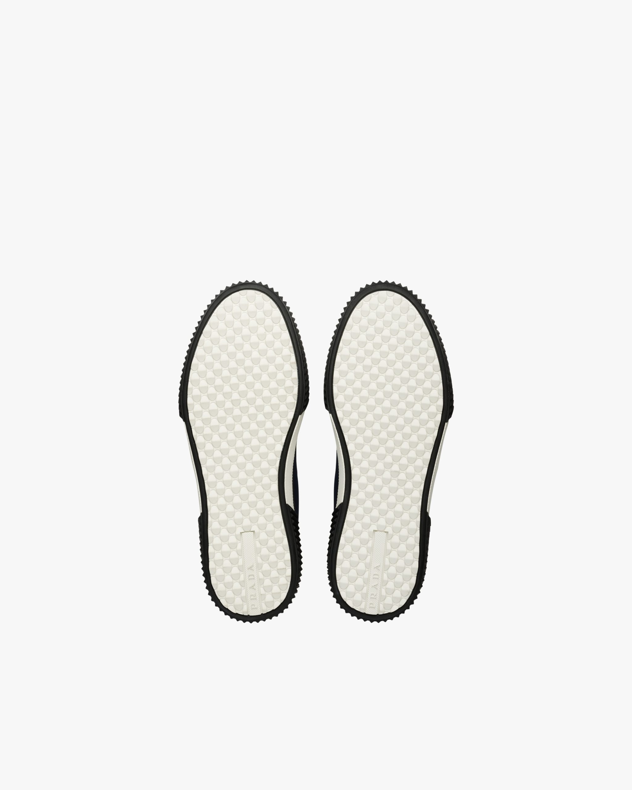 Black/ultramarine Stratus Suede And Technicial Fabric Slip-On Sneakers - Image 5