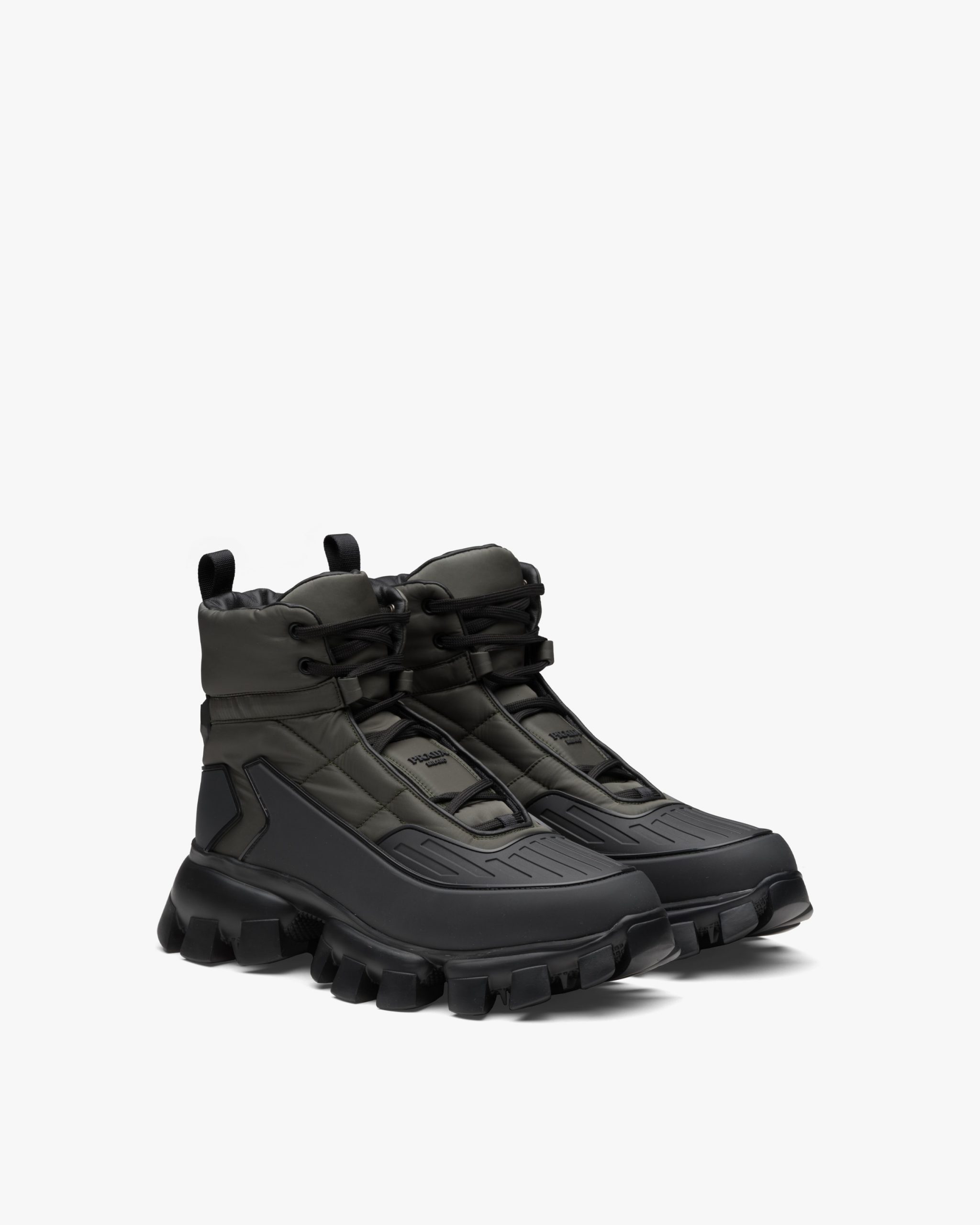 Forest Green/black Prada Cloudbust Thunder sneakers