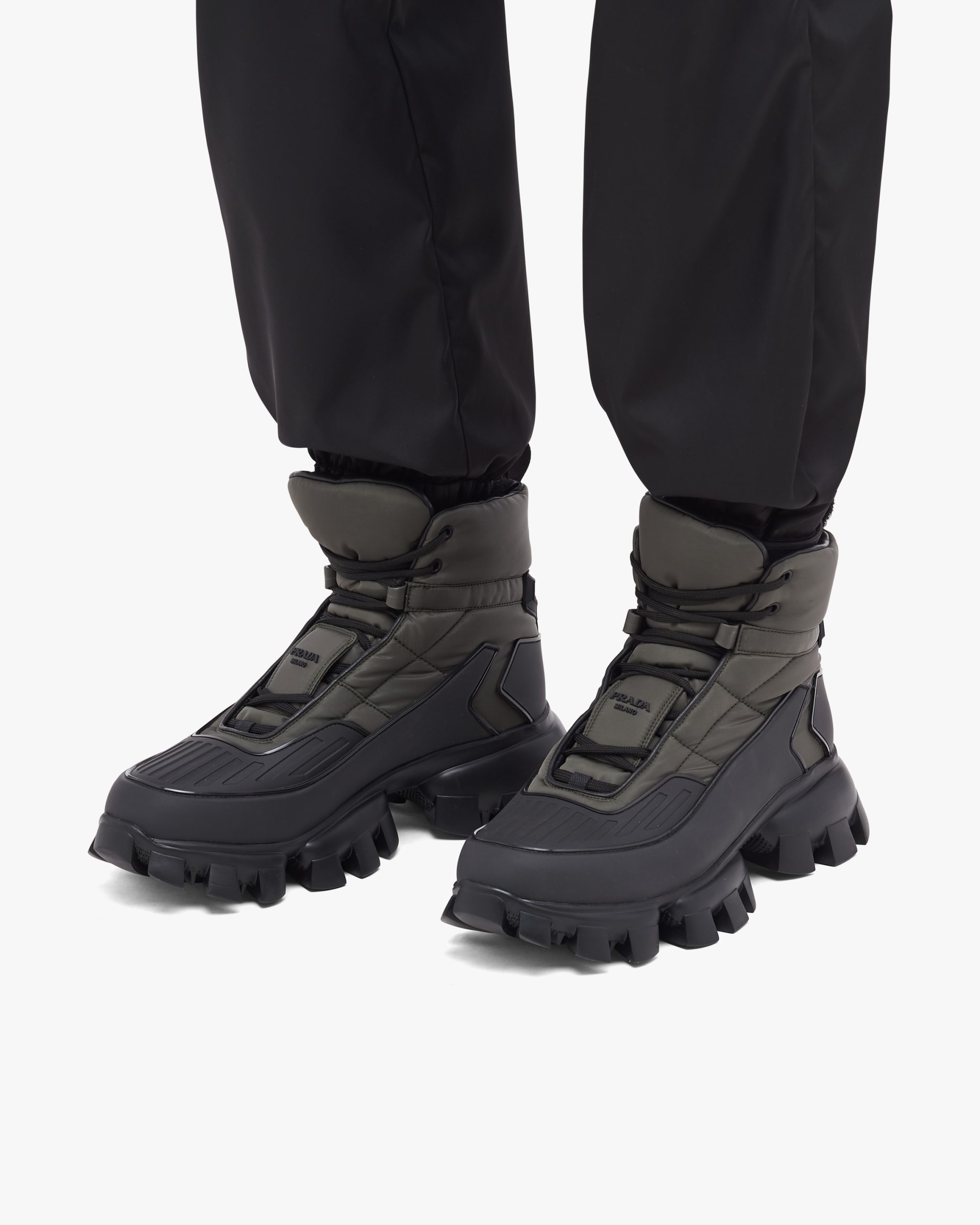 Forest Green/black Prada Cloudbust Thunder sneakers - Image 5