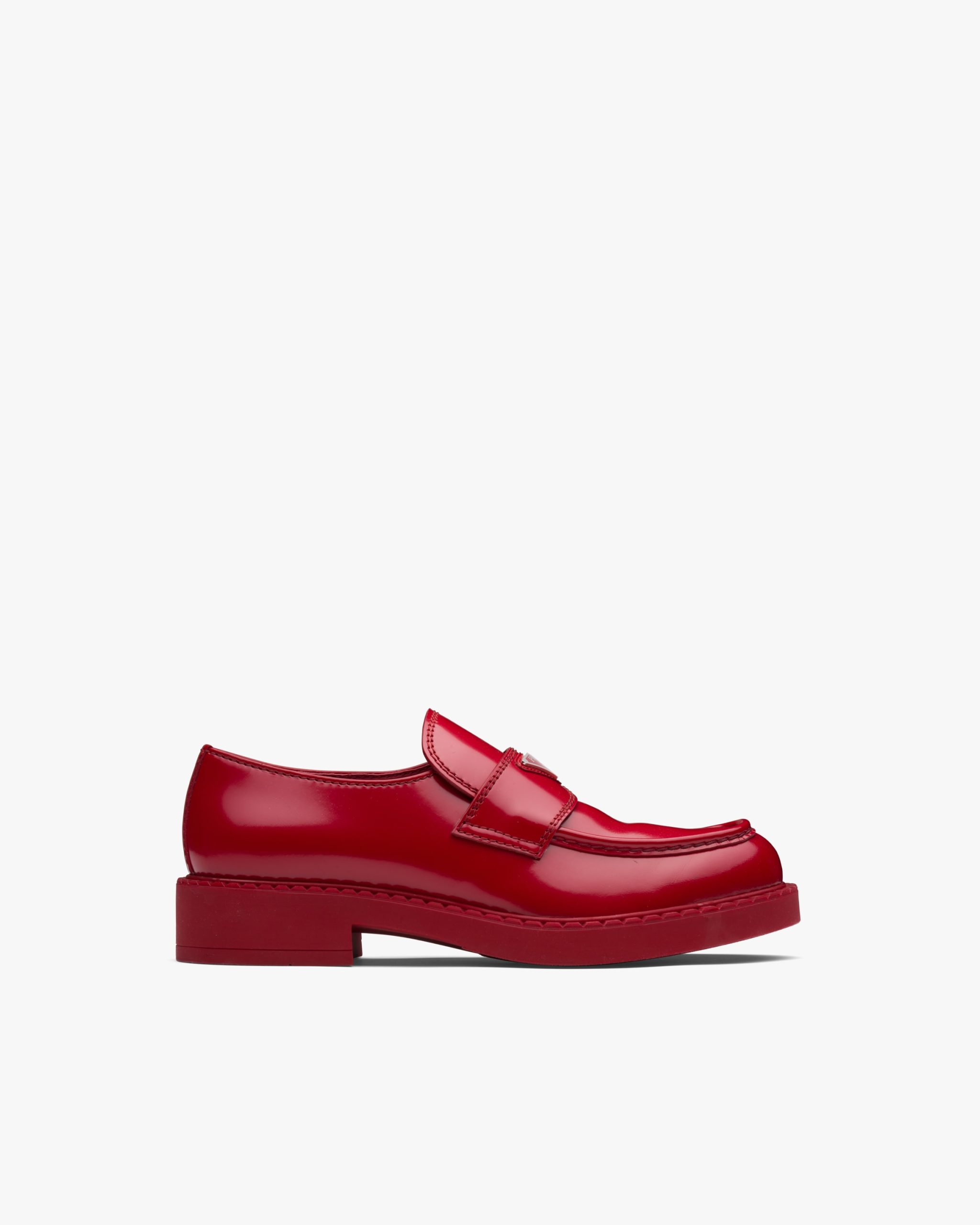 Scarlet Chocolate brushed leather loafers - Image 2