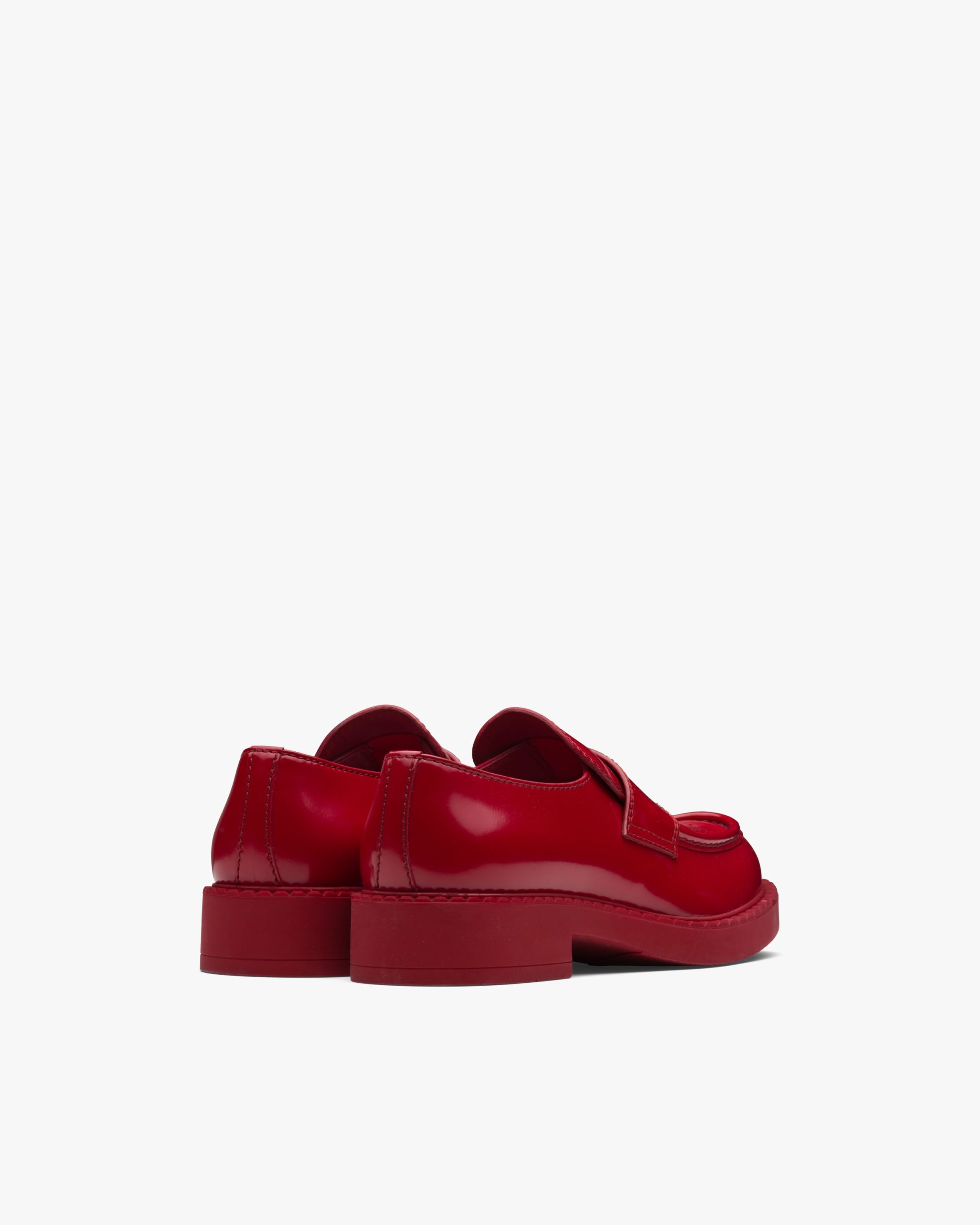 Scarlet Chocolate brushed leather loafers - Image 3