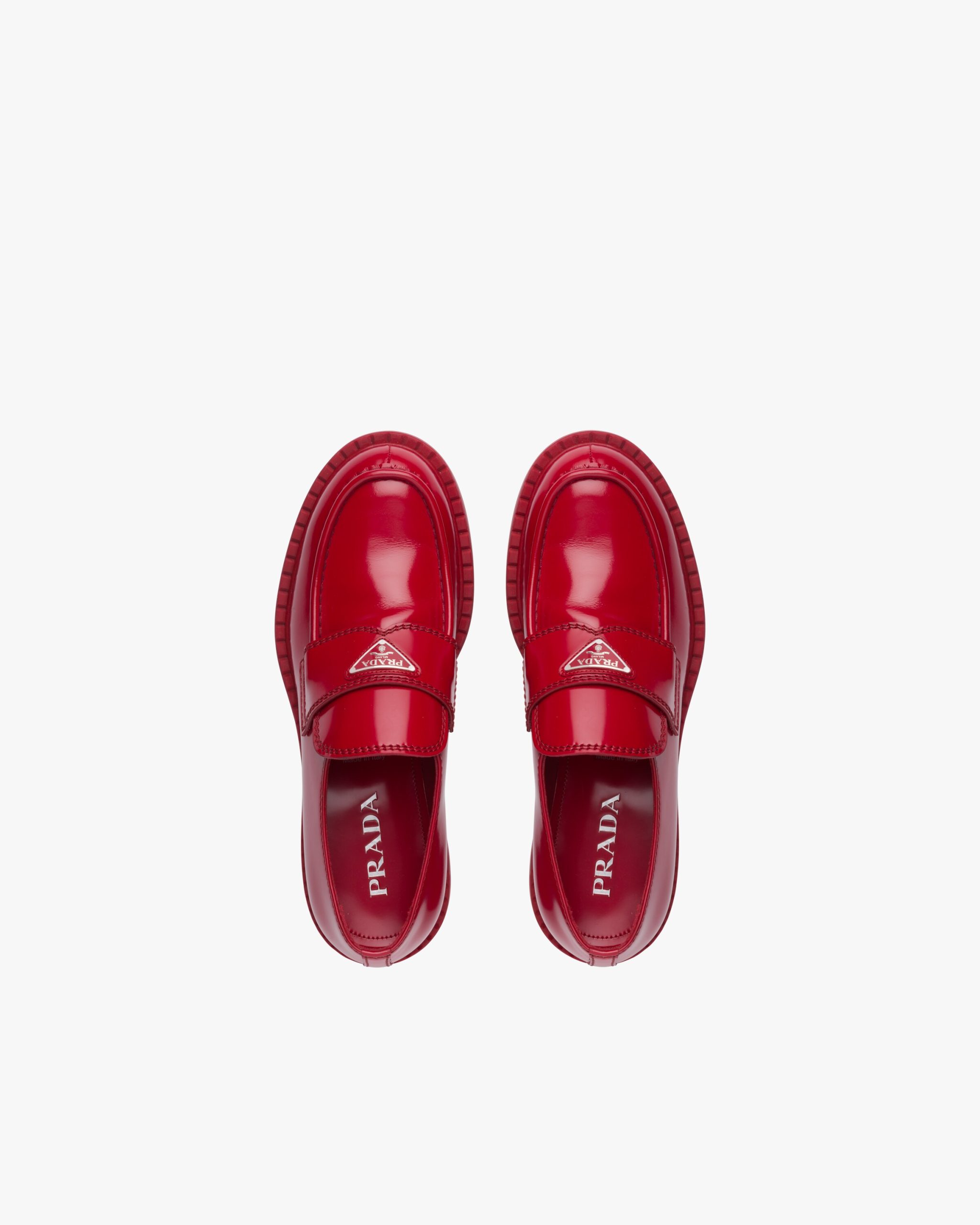 Scarlet Chocolate brushed leather loafers - Image 4