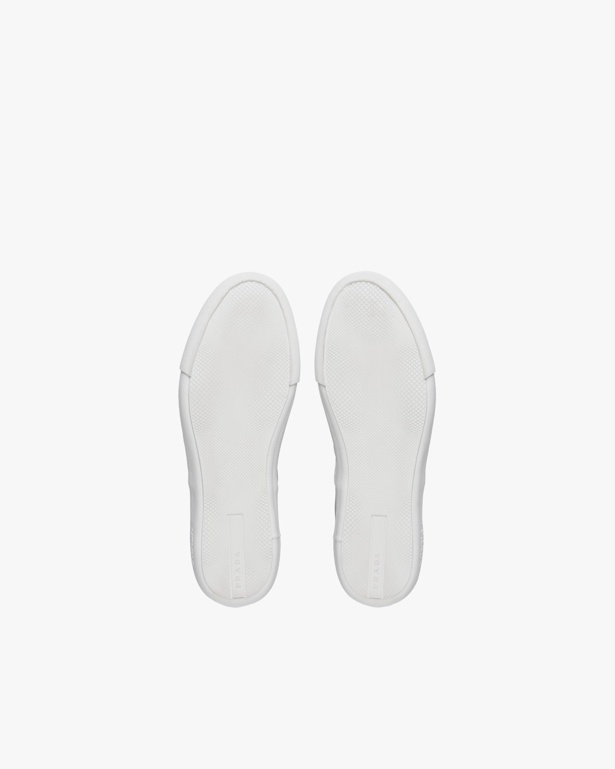 White Nylon lace-up sneakers - Image 6