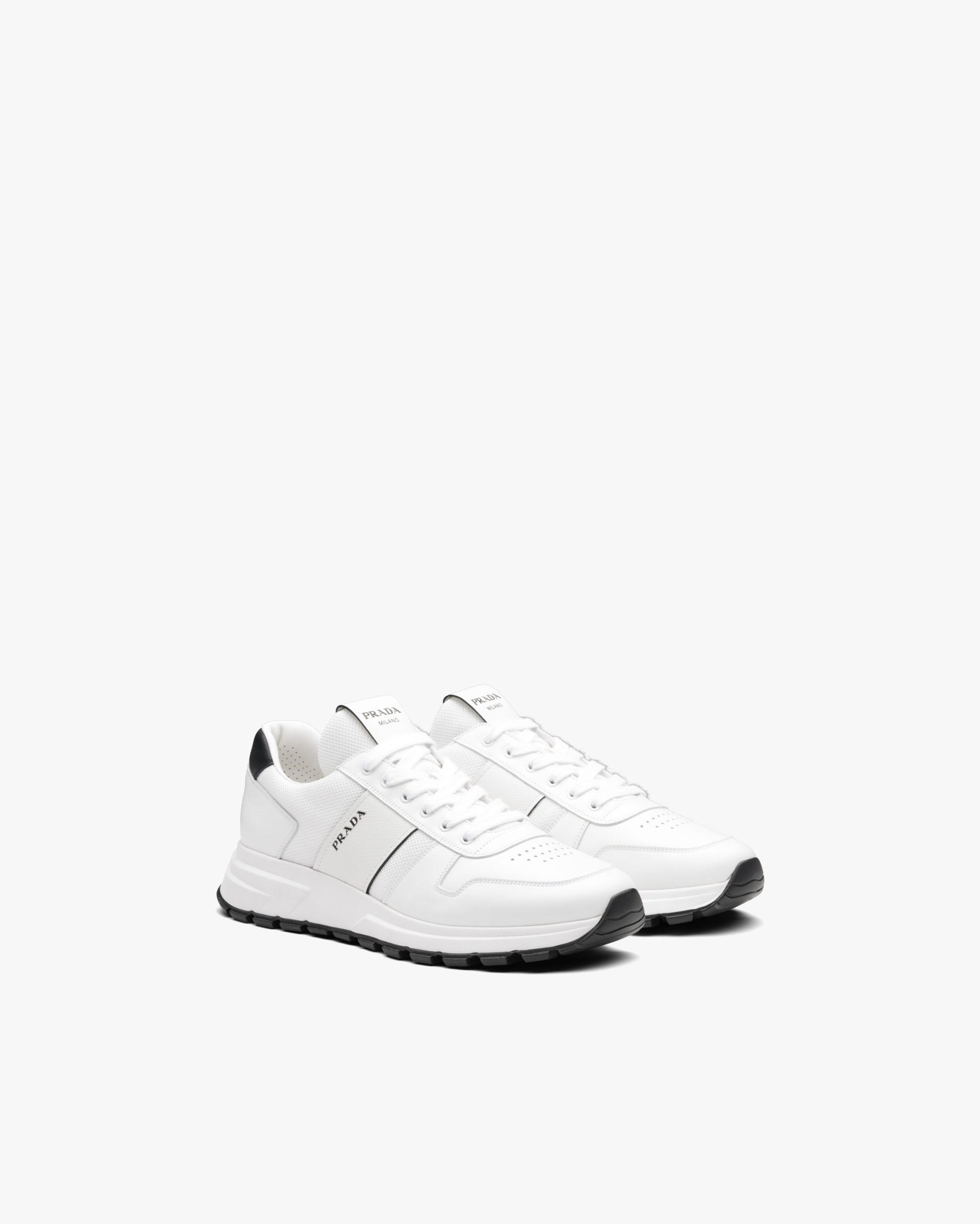 White/black Prada PRAX 01 sneakers