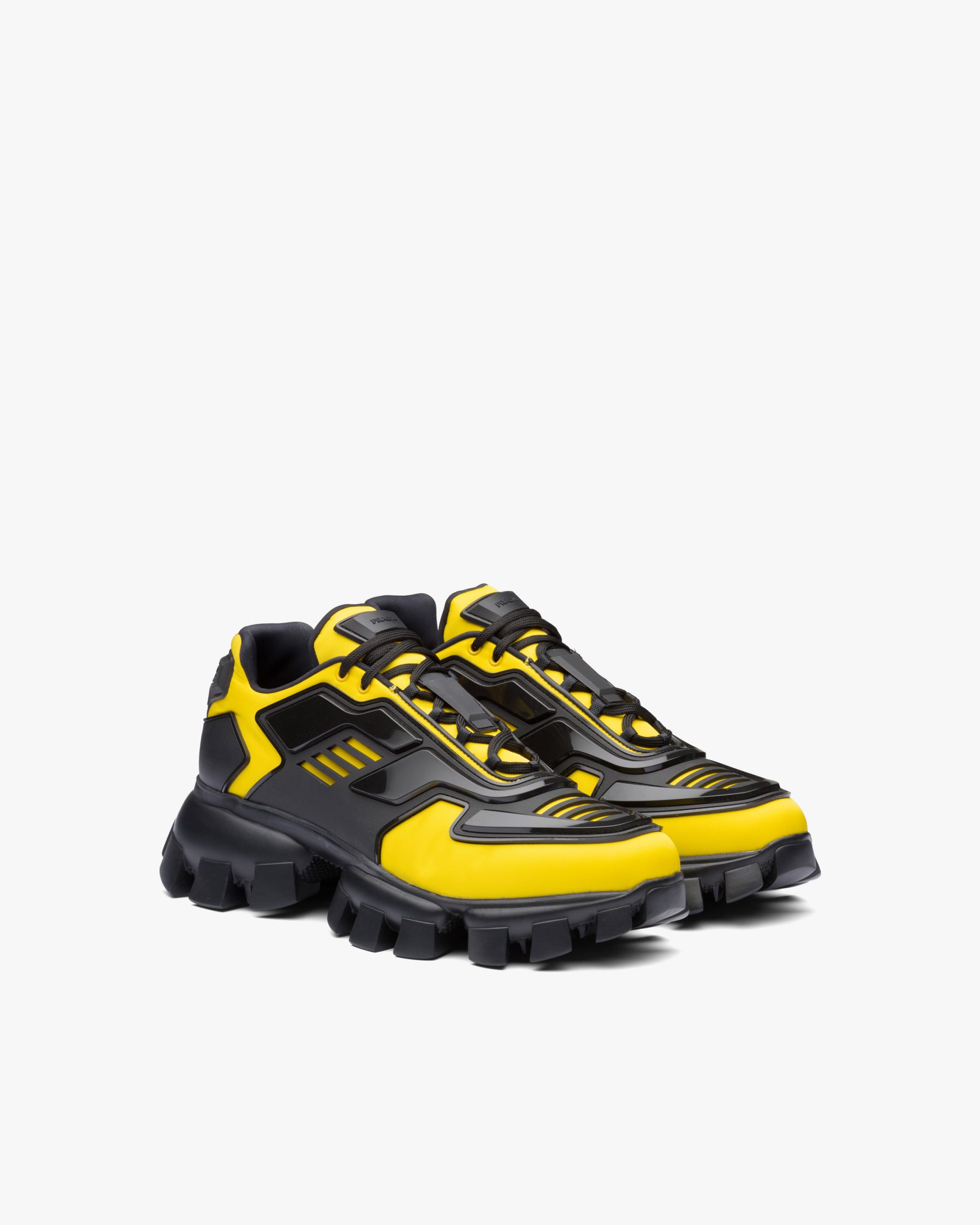 Yellow Prada Cloudbust Thunder sneakers