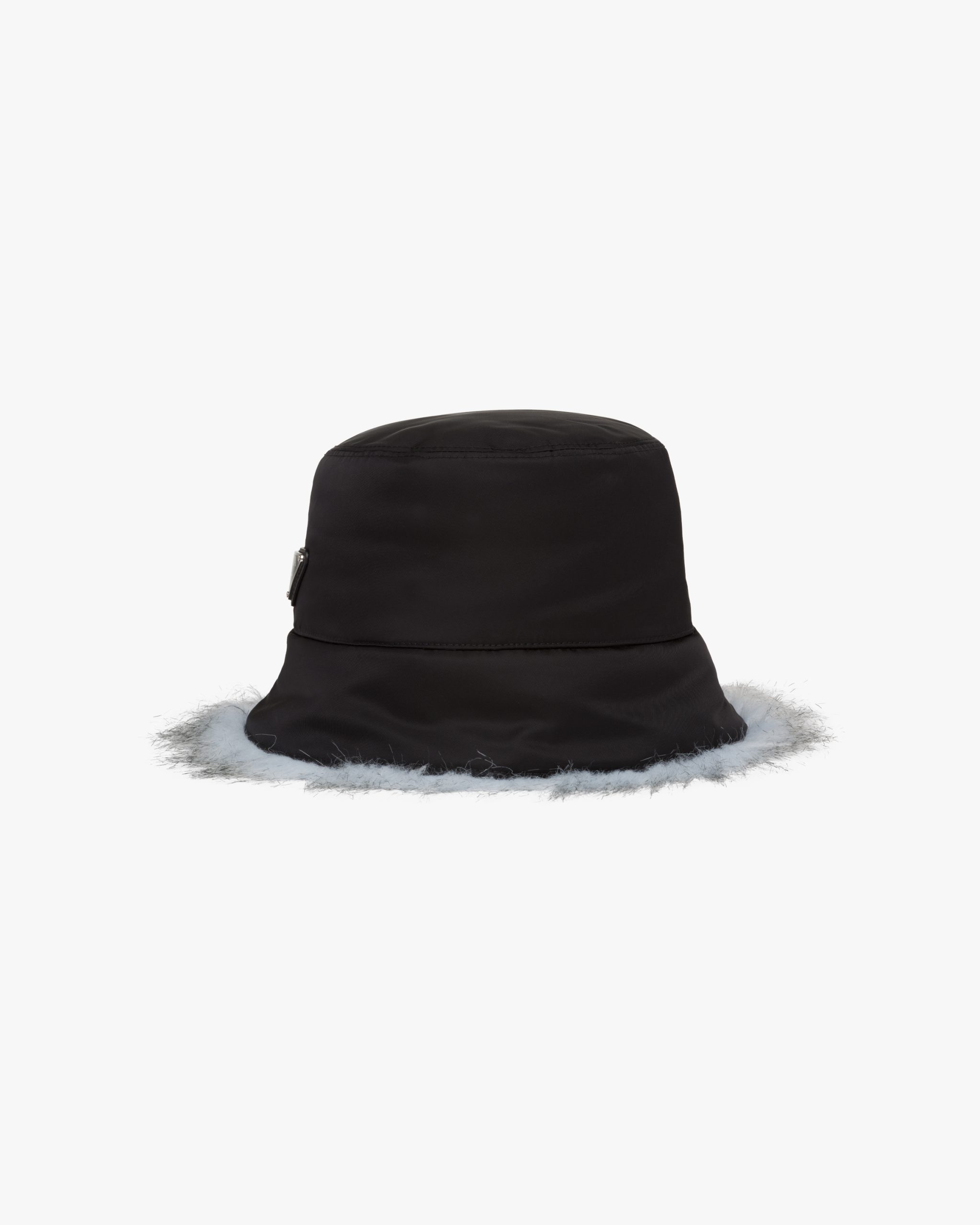 Black/light Grey Re-Nylon bucket hat