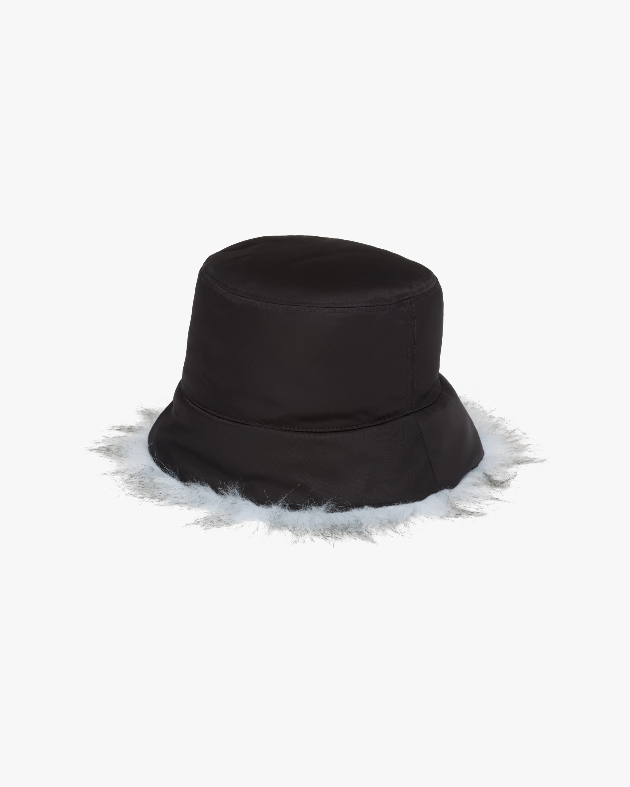 Black/light Grey Re-Nylon bucket hat - Image 3