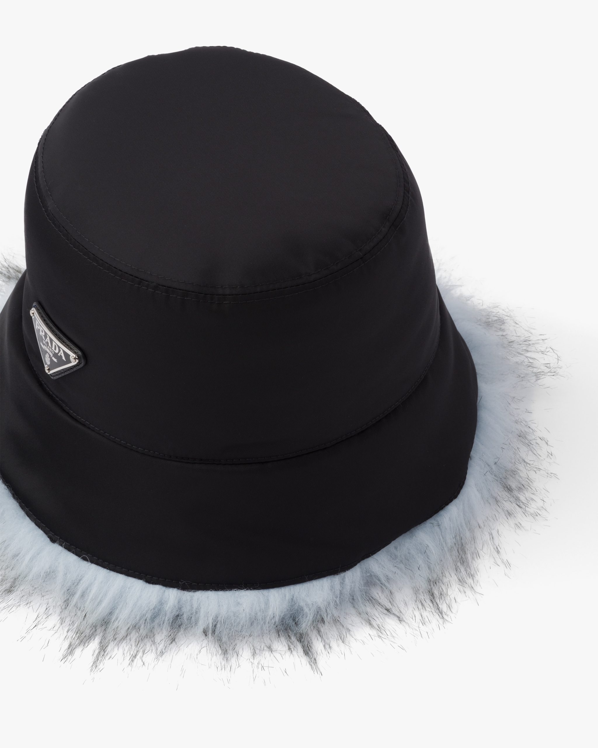 Black/light Grey Re-Nylon bucket hat - Image 4