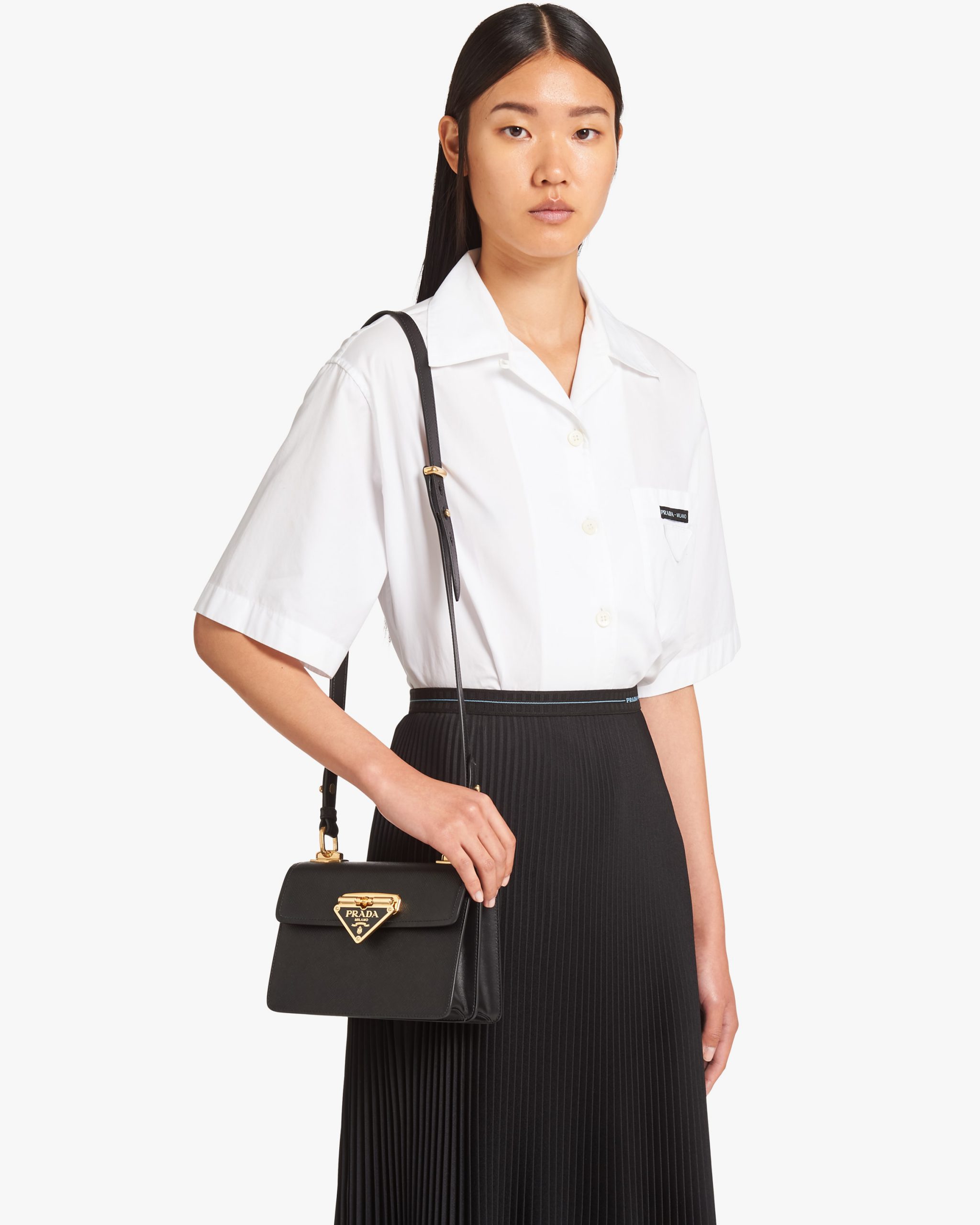 Black Saffiano leather bag - Image 2