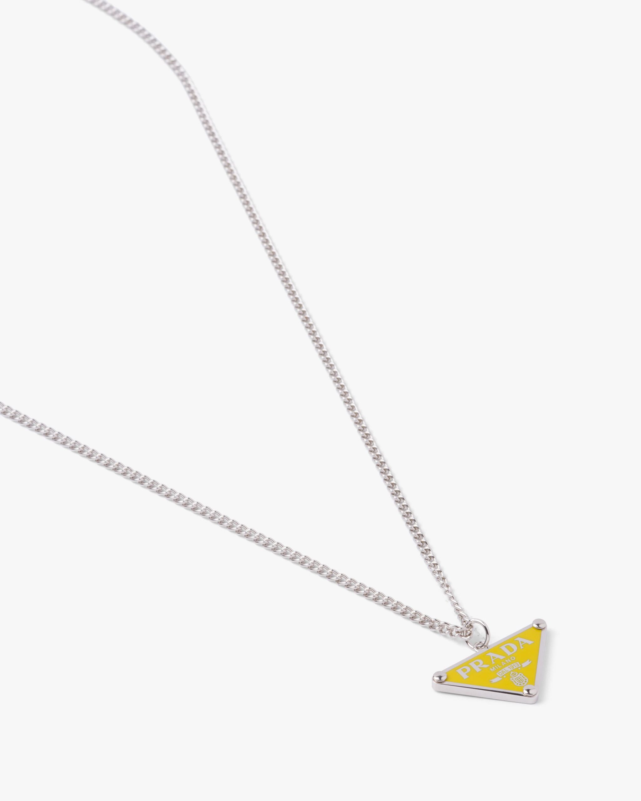 Yellow Prada Symbole necklace - Image 3