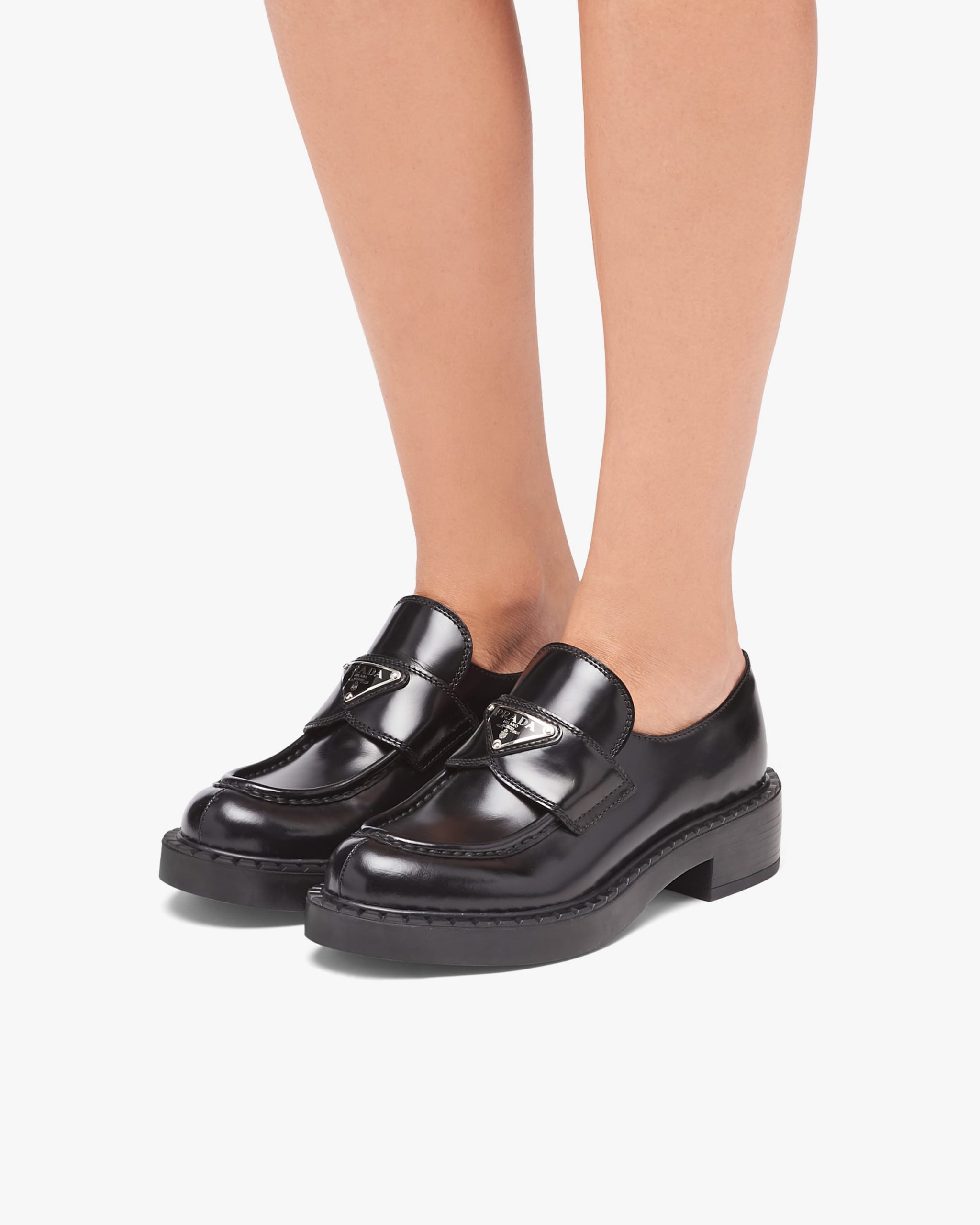 Black Chocolate brushed leather loafers - Image 5