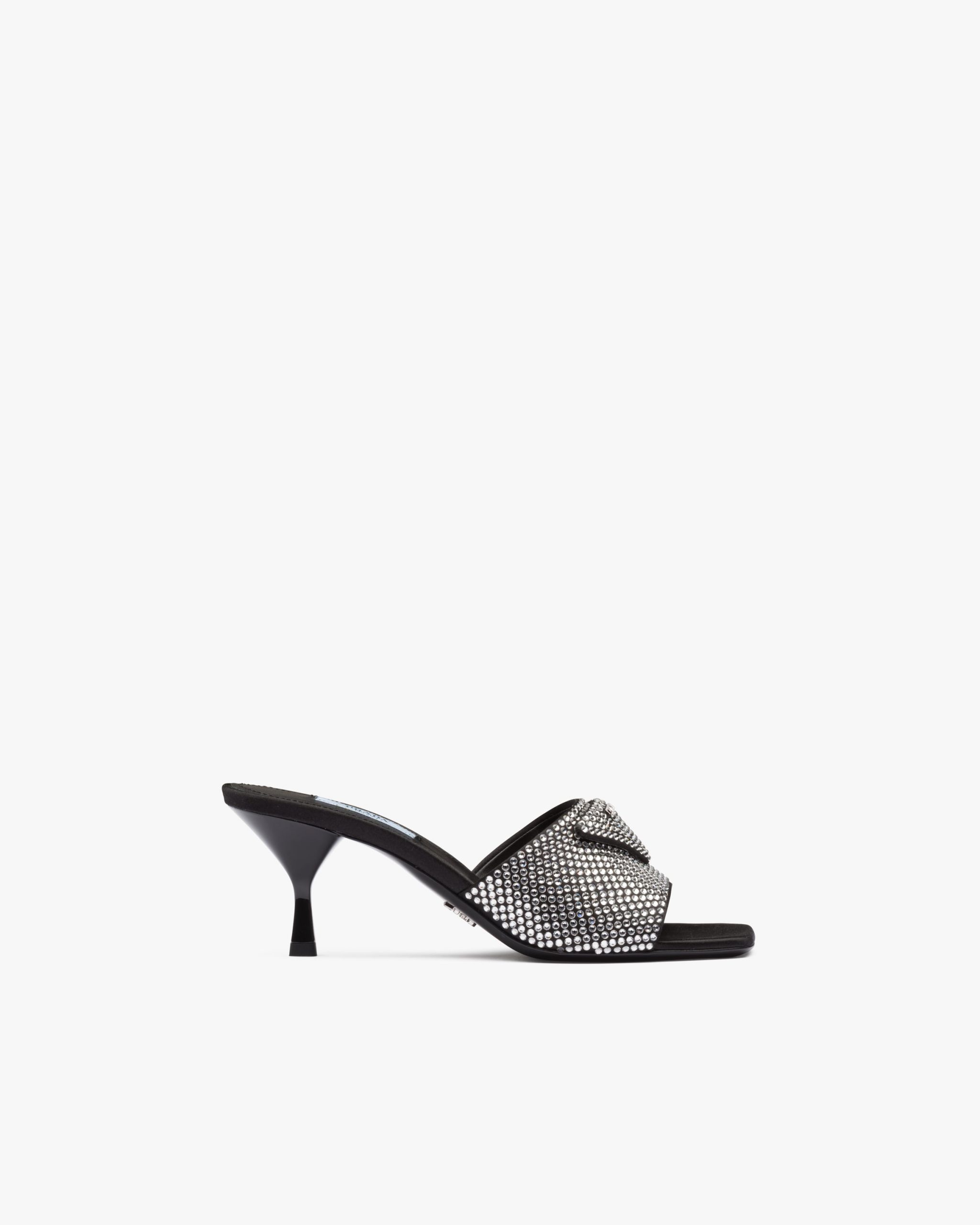 Crystal Satin sandals with crystals - Image 2