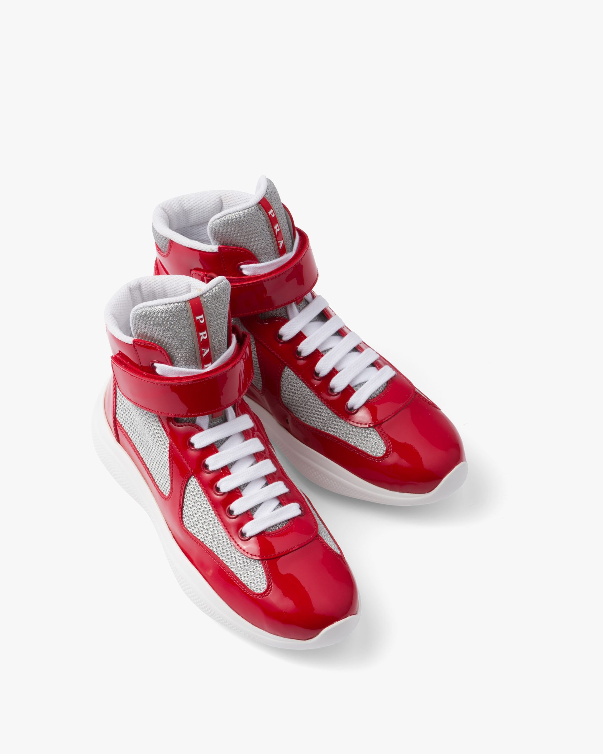 Red Prada Americas Cup high-top sneakers - Image 4