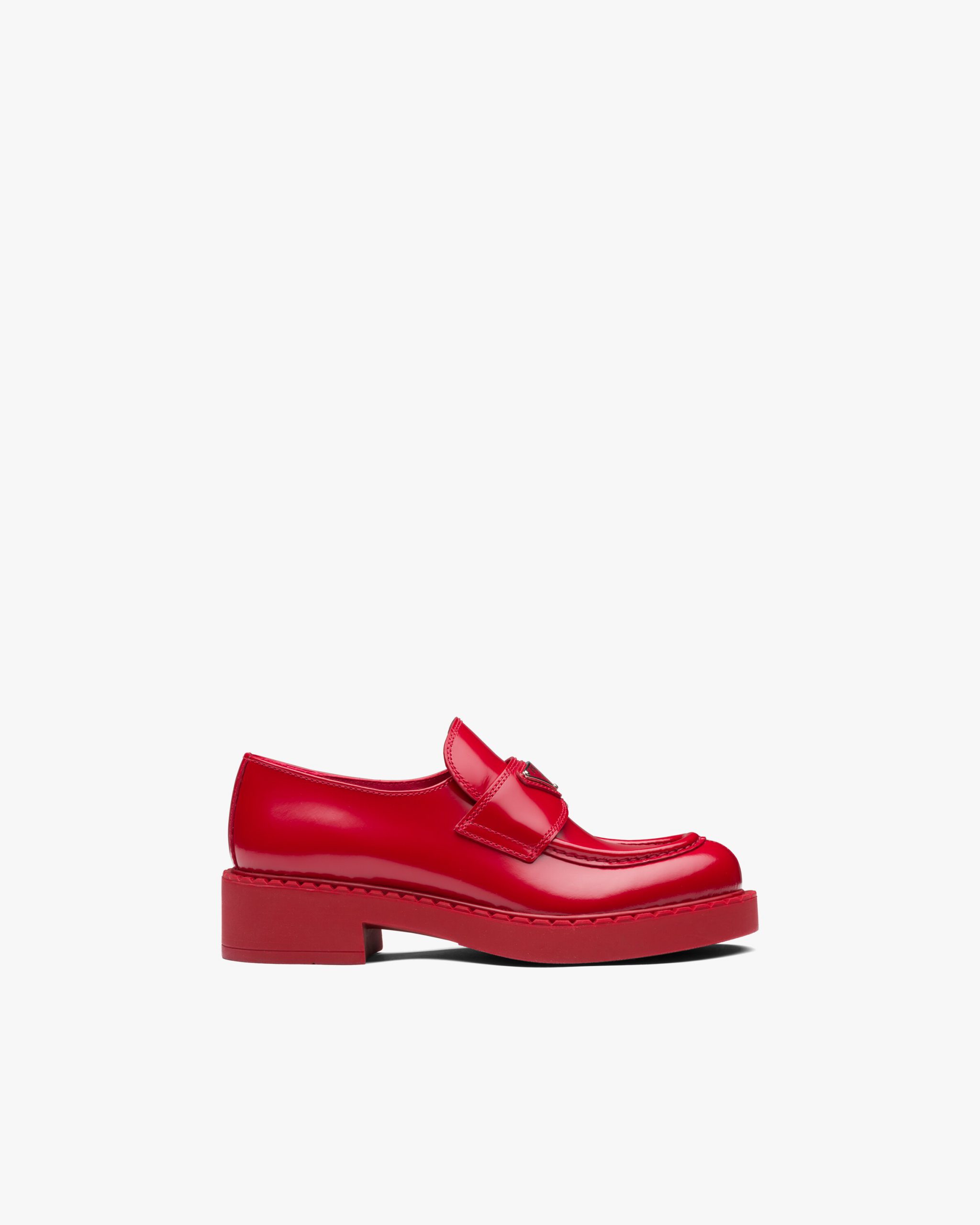 Scarlet Chocolate brushed leather loafers - Image 2