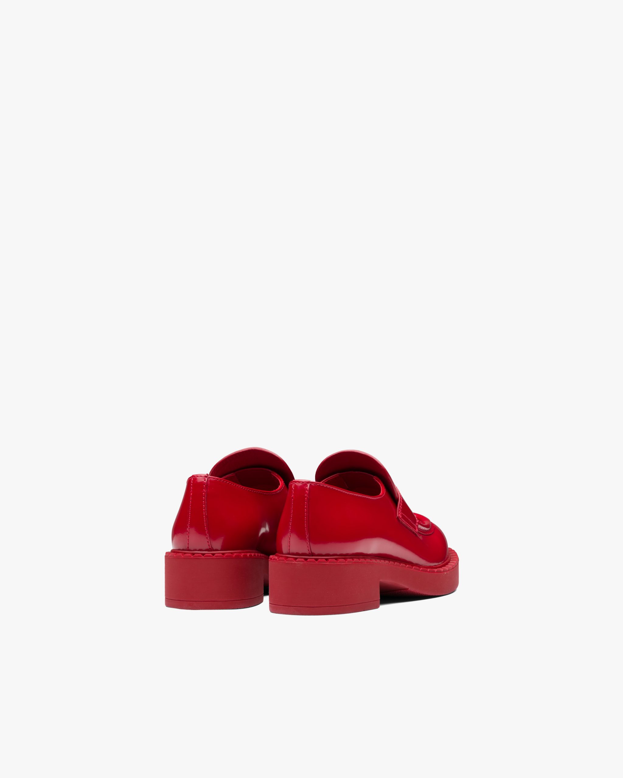 Scarlet Chocolate brushed leather loafers - Image 3