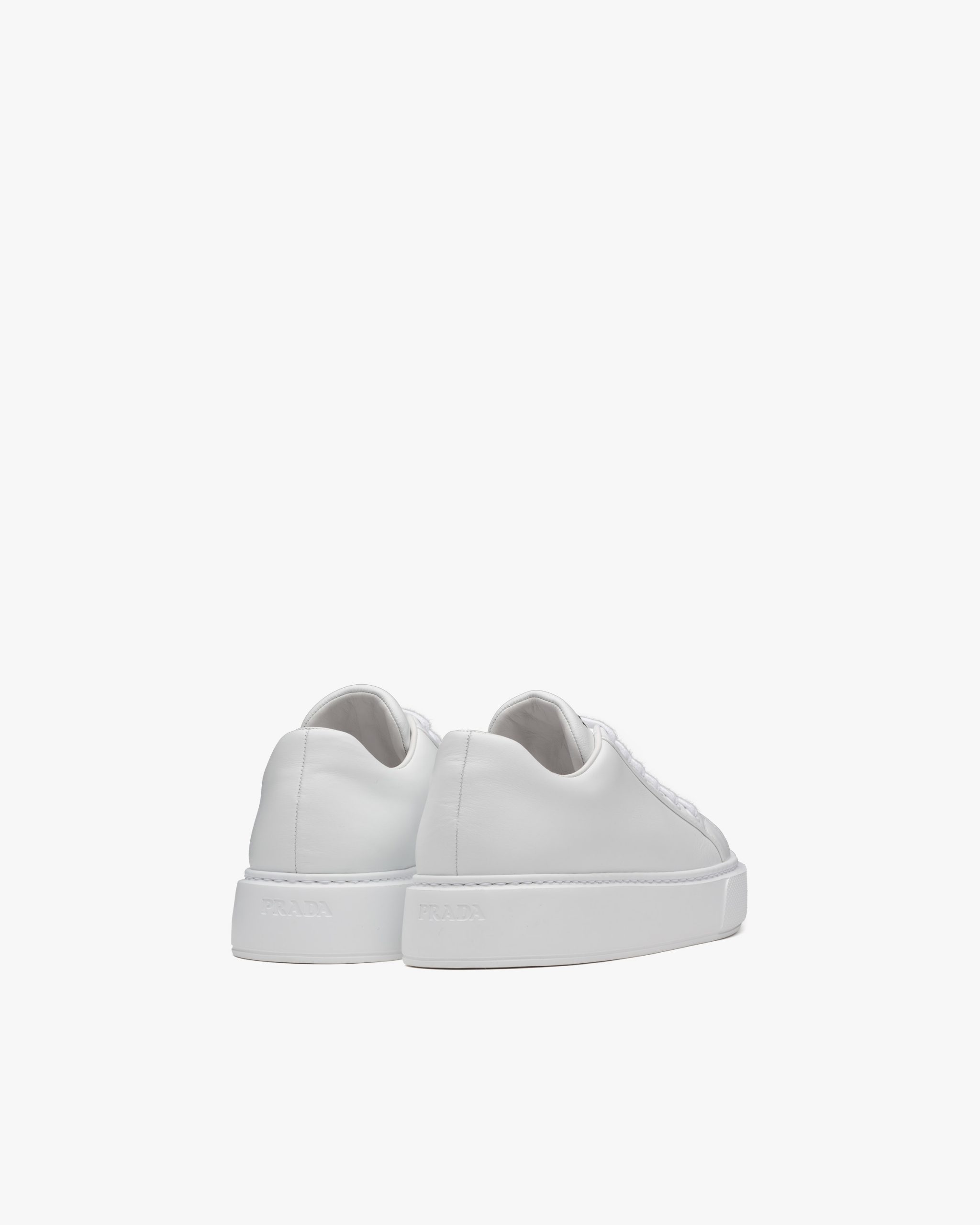 White Leather sneakers - Image 3