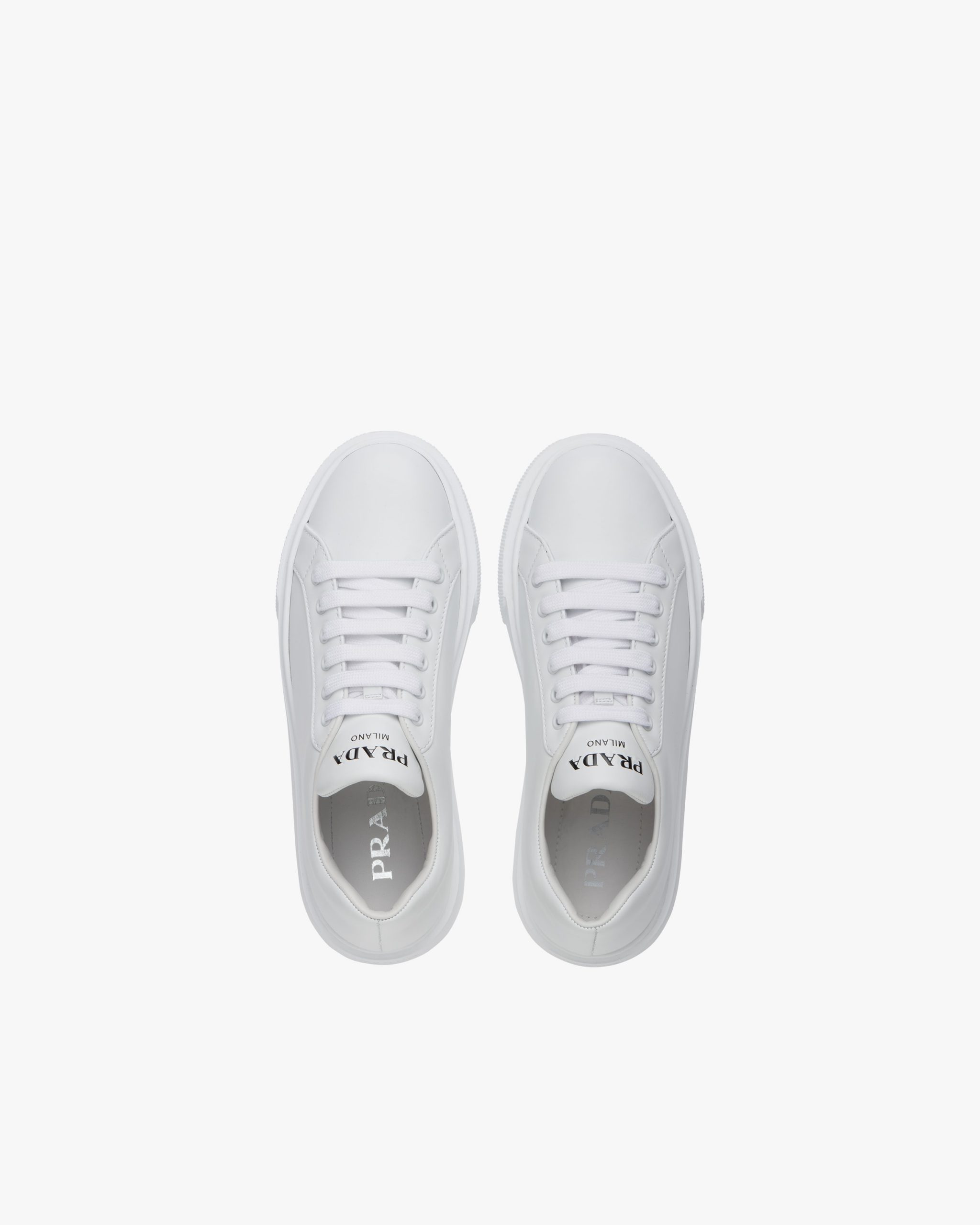 White Leather sneakers - Image 4