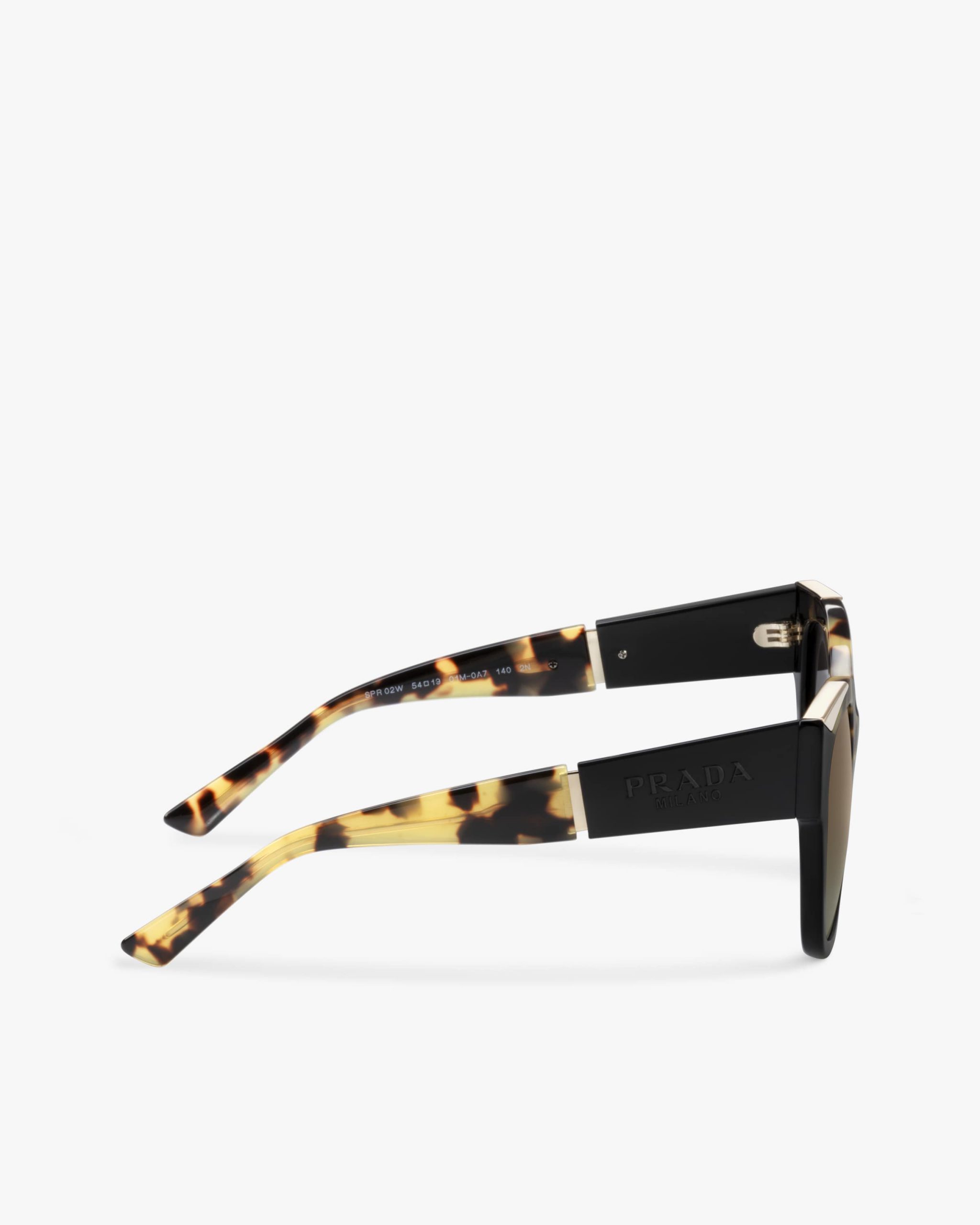 Gradient Anthracite Gray Lenses Prada Monochrome sunglasses - Image 4