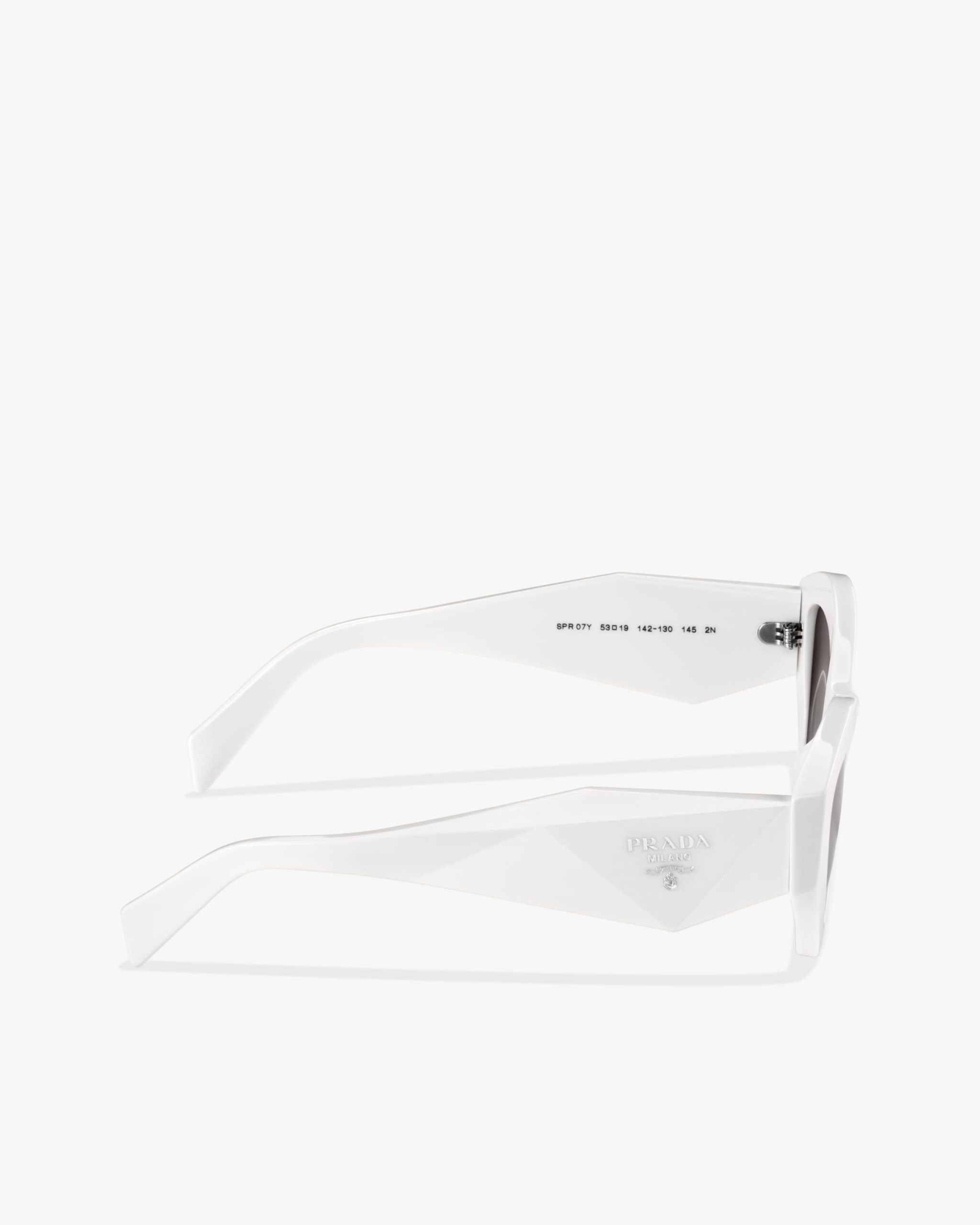 Gradient Slate Gray To Light Blue Lenses Prada Symbole sunglasses - Image 4