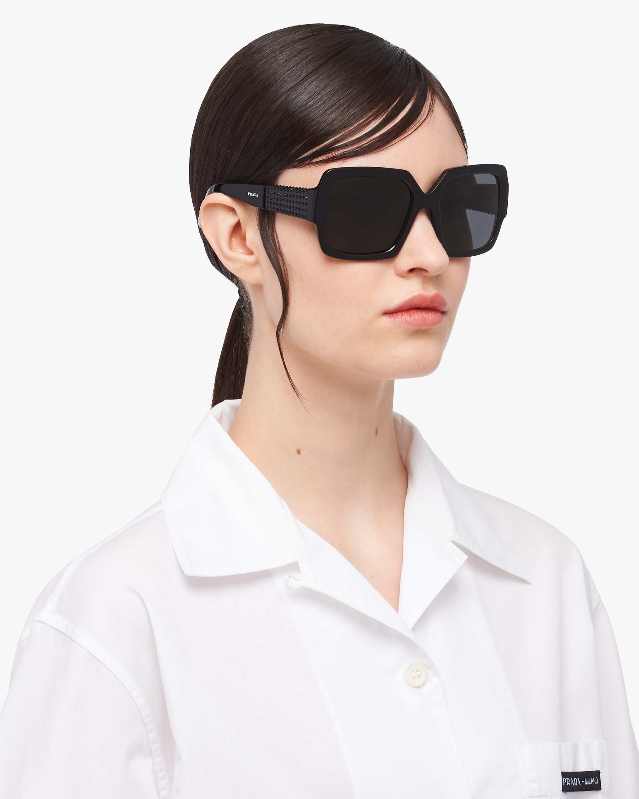 Slate Gray Lenses Prada Monochrome sunglasses - Image 2